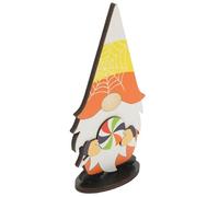 Homoyoyo Halloween Wooden Gnome Table Centerpiece Cute Gnome Sign for Party Home Office Decor Festive Fall Decoration with Delicate Craftsmanship and Fine Texture