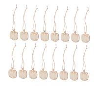 Homoyoyo Halloween Wooden Pumpkin Cutouts with Rope DIY Wood Slices for Crafting Multipurpose Rustic Home Decor Cognitive Development Activity Easy to Paint and Hang