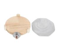 Homoyoyo Hamster Cooling Octagonal Board Cooling Pad Heat Dissipation Reduce Body Temperature Premium Ceramic Material Summer Pet's Bed Small Pet