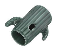 Homoyoyo Hamster Water Bottle Stand Water Dispenser Holder Ceramic Cactus Design Prevents Knocking over Pet Cage Decor for Small Pets People Who Have A Hamster