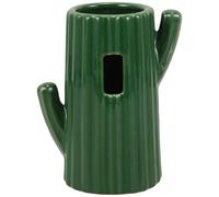 Homoyoyo Hamster Water Dispenser Cactus Shaped Ceramic and Plastic Creative Design Non-drip Bottle Suitable for Travel Or Transport Safer Pet Feeder