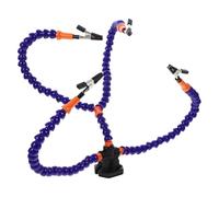 Homoyoyo Hand Use with and Third, Abs Soldering Iron Material Station Colour Multi-Functional Easy to Tool Blue for PCB Repair and Welding Applications