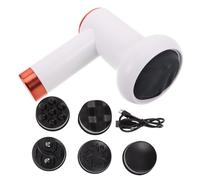 Homoyoyo Handheld Deep Tissue Neck and Upper Back Massager Portable Cordless Electric Muscle Massage Device for Neck Shoulder Waist Relief and Body Sculpting White Multifunctional Self-Care