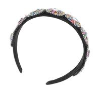 Homoyoyo Handmade Pearl Headband Baroque Hairband for Women Elegant Headbands Rhinestone Bead Embellished Hair Decorations Wedding Accessories