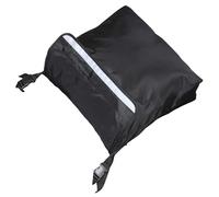 Homoyoyo Hanging Bag for Stroller and Trolley, Black Waterproof Nylon with Clip On/Off Straps Mobility Device Storage Pouch Wheelchair Suitable for Daily Use