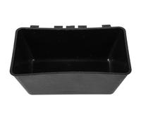 Homoyoyo Hanging Poultry Feeder with Hooks Large Capacity Rectangular Feeding Long Trough for Chickens Ducks and Geese Made of Sturdy Plastic Prevents Food Spilling Practical Outdoor Bird