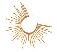 Homoyoyo Headband Hair Band Hair Decor Vintage Star Crown Headband Gold Five-Pointed Goddess Mary Retro Unique for Women Girls Costume Party Photo