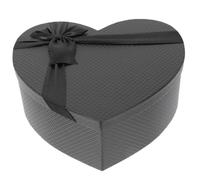 Homoyoyo Heart Shape Flower Arrangement Box Capacity Black Packaging Suitable for Valentine's Day Birthday Wedding Anniversary Mother's Day Proposals and Floral Displays