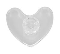 Homoyoyo Heart-shaped Diy Eyeshadow Pressing Tool Cosmetic Accessory Blush Stamper Makeup Stamp for Face Eye Shadow Seal and Repair Mold for Women Makeup Application