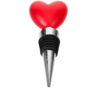 Homoyoyo Heart Wine Cork Wine Bottle Keep Stoppers Thanksgiving Bridal Shaped Valentine’s Elegant Color Pour Bottle Sealer Wedding Favors Cute with