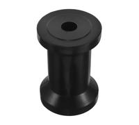 Homoyoyo Heavy Duty Black Pu Boat Trailer Roller Guide for Enhanced Stability and Non-marring Support, 4in X 2.76in Keel Style Roller for Boat Hull Transport and Launching from Docks