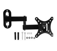 Homoyoyo Heavy Duty Monitor Wall Bracket with Swivel and Tilt Tv Frame Mount for Flat Panel Screens Adjustable Computer Wall Mount with Extension for Viewing Angle