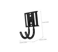 Homoyoyo Heavy Duty Wall Mount Hooks Garage Storage for Tools Bikes Ladders and Garden Equipment Sturdy Metal Hooks for Organizing and Hanging in Garage Shed Easy to Install