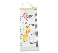 Homoyoyo Height Ruler Hanging Picture Boys and Girls Growth Chart for Wall Height Chart Measurement Cute Ruler for Boys and Girls Nursery Bedroom for Monitoring Growth Made of Material