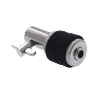 Homoyoyo Hi Hat Clutch for Drum Kit Percussion Accessories Silver Zinc Alloy Felt Pad Easy to Carry and Quick Setup, Professional Design for Hi Hat Cymbals