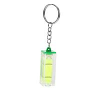 Homoyoyo High-Precision Bubble Spirit Level Keychain Pendant Multifunctional Pocket Tool for DIY Enthusiasts and Construction Stylish Key Ring Accessory with Accurate Measuring Random Color