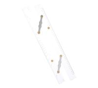 Homoyoyo High Precision Transparent Acrylic Parallel Ruler for Navigation and Chart Drawing Durable Nautical Drafting Tool for Professional Surveying and Consistent Angle Measurement
