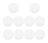 Homoyoyo Hockey Stick End Caps Pp Plastic round Tube White 10pcs