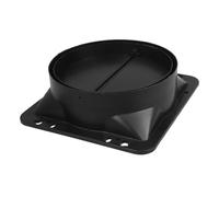 Homoyoyo Hood Fan Backflow Preventer Range Hood Replacement Parts High Efficiency Wear Resistant ABS Kitchen Appliance Accessories for Home and Commercial Kitchens