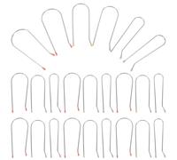 Homoyoyo Hot Roller Clips Replacement Set 24pcs 1.9cm 2.54cm 3.2cm Hot Curler Securing Pins for Electric Hair Rollers Suitable for Styling and Travel