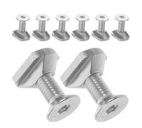 Homoyoyo Hydrofoil Mounting Screws Stronger Grip and Greater Resistance to Force 8pcs Stainless Steel with T Shape Design for Foil Board and Hydrofoil for Lakes and Oceans Use
