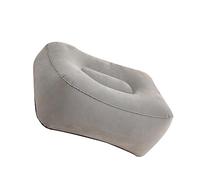 Homoyoyo Inflatable Foot Rest Cushion for Travel Gray Airplane Leg Pillow Multipurpose Foot Stool for Comfort Planes Cars Trains and Home Easy Inflate Deflate Reduces Leg Swelling and
