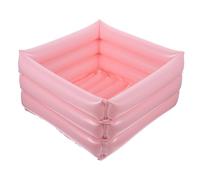 Homoyoyo Inflatable Pvc Foot Cleaning Container Portable Body Washing Basin Foldable Travel Foot Soak Sink for Home and Patient Care Random Color