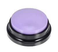 Homoyoyo Interactive Dog Talking Button Recordable Communication Pet Accessory for Training and Fun with Loud Playback Easy Press for Pets Purple