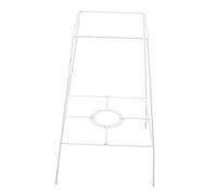 Homoyoyo Iron Lamp Shade Holder E27 Lamp Holder Frame DIY Light Fixture DIY Chandelier Lampshade Lampshade Adaptor White