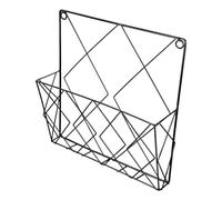 Homoyoyo Iron Wall Mounted Magazine Rack Sturdy Iron Multi-purpose Wall Hanging Holder for Newspapers Books and Magazines Space-saving Organizer with Stylish Modern Design for Living