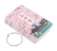 Homoyoyo Japanese Flashcards, Portable Hiragana Katakana Deck, Self-study Phonics Cards with Ring, Beginner Vocabulary Learning Tool