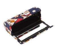 Homoyoyo Japanese Style Lipstick Holder Portable Small Lipstick Storage Box Blue for Women Travel Purse