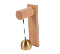 Homoyoyo Japanese Style Solid Wood Door Chime for Office and Store Entry Lightweight Shopkeepers Bell with Clear Sound Easy to Hang Decorative Wind Bell for Home and Business Entrance
