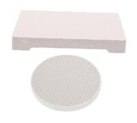 Homoyoyo Jewelry Soldering Board and Honeycomb Welding Panel Set for Jewelry Makers High Temperature Resistant Soldering Parts with Four-Corner Brick and Small Round Honeycomb