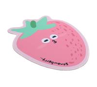 Homoyoyo Kawaii Strawberry Mouse Pad Non Slip Mat for Laptop Cute Office Desk Decor Smooth Surface for Precision Vibrant Fruit Design Creative Desk Accessory