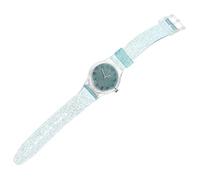 Homoyoyo Kids Shining Quartz Fashion Watch Blue Colorful Jelly Wrist Watch for Girls Star Glitter Decoration