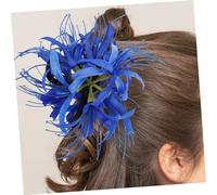 Homoyoyo Large Flower Hair Claw Clip for Women Sturdy Plastic Jaw Clip for Thick and Long Hair Bright Color Styling Accessory for Daily Use Parties Makeup and Exercise