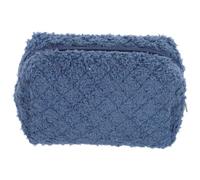 Homoyoyo Large Plush Pencil Case Stationery Bag with Diamond Quilted Pattern and Smooth Zipper Pencil Pouch Fits Over 20 Pens, Firm Shape Back to School for Students and Travel