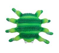 Homoyoyo Latex Ladybug Squeaky Dog for Puppies Small Chew Plaything Sturdy Bite-resistant Interactive Pet for Teething and Fun Play in Green