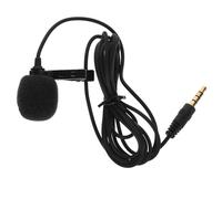 Homoyoyo Lavalier Condenser Microphone Omnidirectional 1.5m Cable for Mobile Phone Laptop Camera Podcast Recording Remote Teaching
