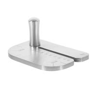 Homoyoyo Leather Stitch Plates Leather Stitching Punch Tool Stainless Steel Silver Large Hole Punch Handmade Construction