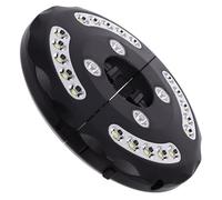 Homoyoyo LED Detachable Cordless Umbrella Light with USB Adapter Portable Outdoor Camping Tent Lamp Emergency Light Black Plastic Durable Wireless Lighting for Patio Garden BBQ