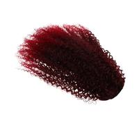 Homoyoyo Lightweight Curly Afro Ponytail Extension High Temperature Fiber Synthetic Drawstring Hairpiece for Women Secure Fit for Sports and Parties Versatile Wavy and Puff Styling