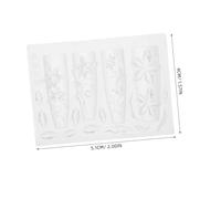 Homoyoyo Lily Flower Silicone Nail Mold Professional Manicure Decorative Floral Embossed Tool for Salon and DIY Nail Art Designs