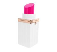 Homoyoyo Lipstick Shaped Bag - Vintage Acrylic Makeup Organizer - Stylish 1pc Cosmetic Pouch for Lipstick & Small Essentials Perfect for Travel & Daily Use Chic for Beauty Lovers