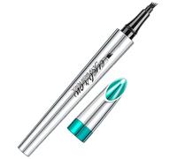 Homoyoyo Liquid Eyebrow Pen Fork Precision Makeup Pencil for Natural Brows Portable Eyebrow Tint for Professional Home Use Easy Removal with Cleansing Oil