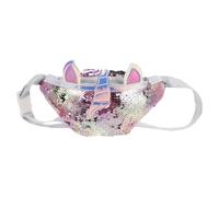 Homoyoyo Little Girl's Sequin Belt Bag Fashionable Shoulder Bag Crossbody Design Glittering Embellishments for Boys and Girls