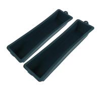 Homoyoyo Livestock Feeding Container and Chicken Waterer 2Pcs 43Cm Plastic Efficient Feed Management for Poultry and Goats