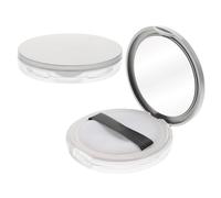 Homoyoyo Loose Powder Case Set of 2 5G Portable Empty Powder Box with Elastic Mesh Net Compact Makeup Storage for-The-Go