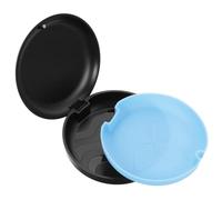 Homoyoyo Magnetic Orthodontic Retainer Case for Tooth Retainers and Dentures with Scratch Resistant Abs Material and Silicone Pad, Portable Mouth Guard Box Easy to Open and Close for Travel